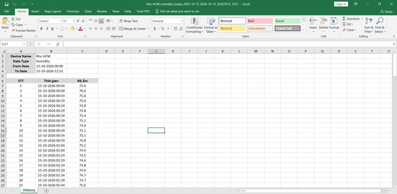 xuất dữ liệu file excel